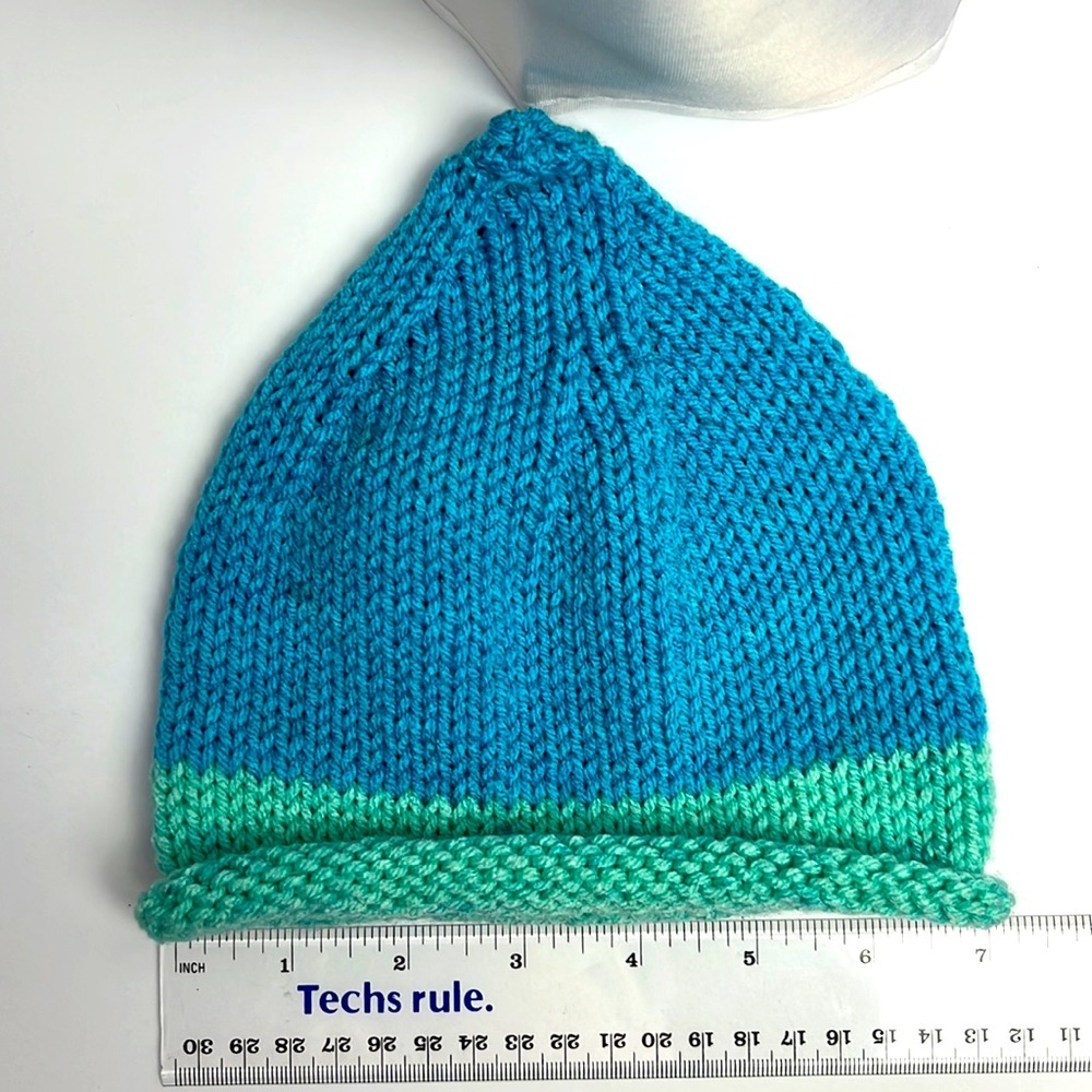 One of a kind gift. Lorraine hand knitted baby hats.  NEW. 1617